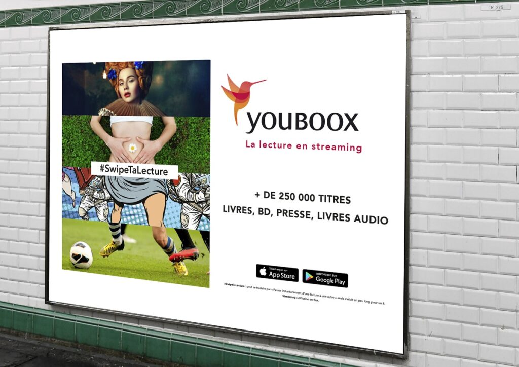 Youboox affiche métro - hors ecran